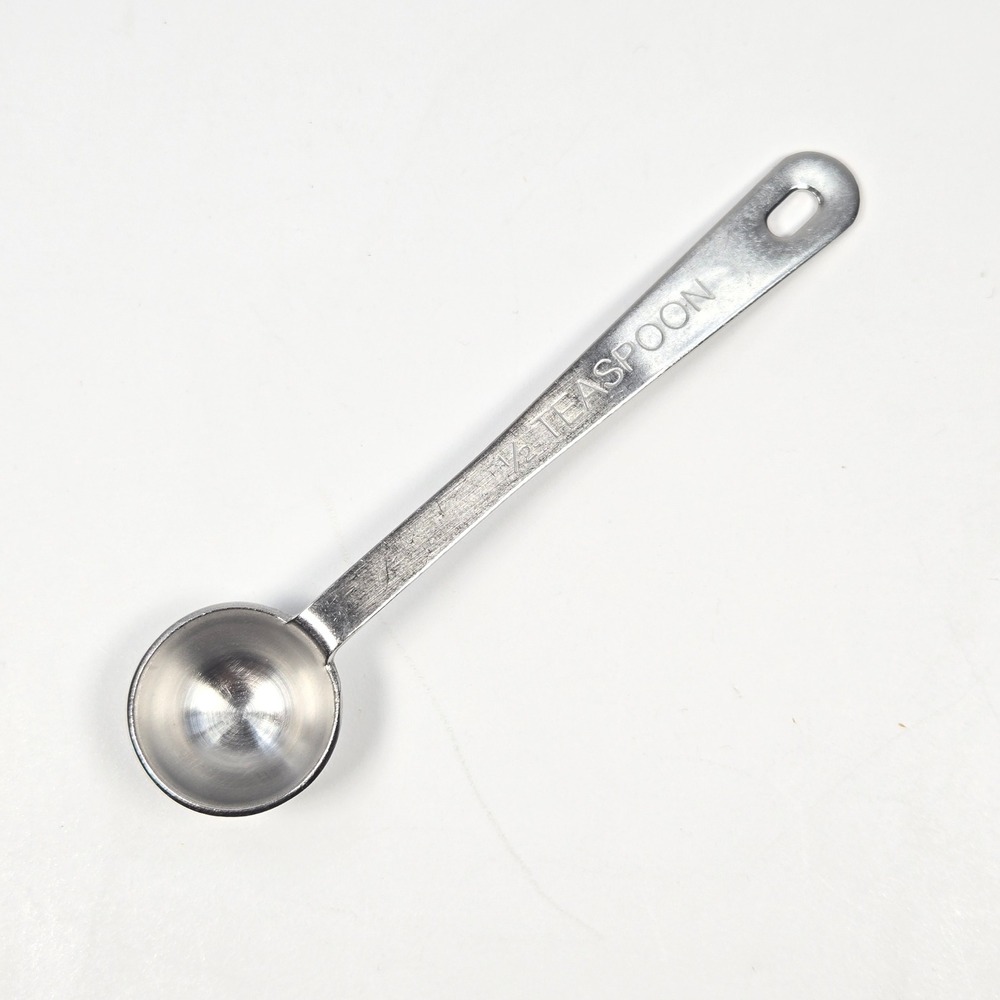 AMCO 1/2 Teaspoon Measuring Spoon 18/8 Stainless Steel Rustproof‎ Silver